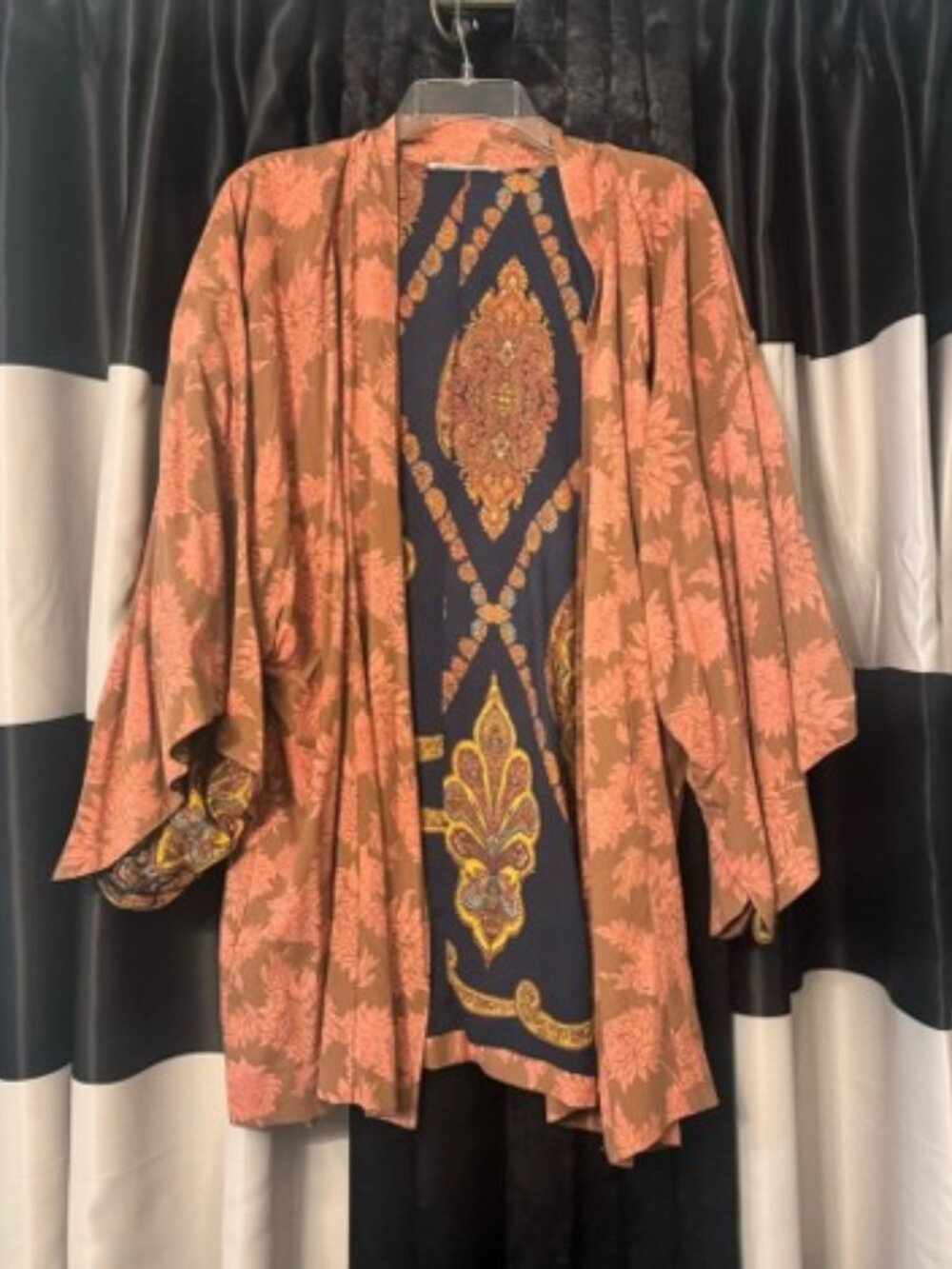 Novella Royale Silk Lorelei Kimono Robe EUC O/S Limited Edition